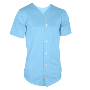 ADULT  BASEBALL JERSEY - Columbian Blue, M