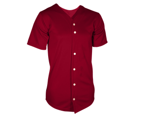 ADULT  BASEBALL JERSEY - Cardinal, M