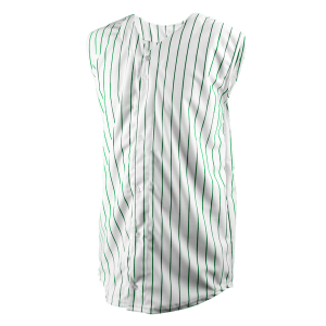 YOUTH BASEBALL JERSEY - WHITE / KELLY GREEN, M