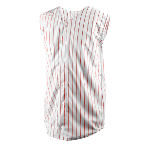 YOUTH BASEBALL JERSEY - White / Red, M