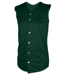 ADULT  BASEBALL JERSEY - Dark Green, M
