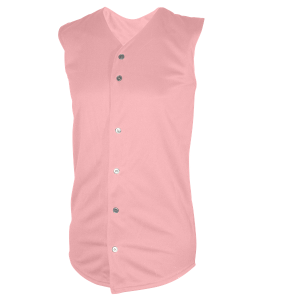 ADULT  BASEBALL JERSEY - Pink, M