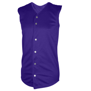 ADULT  BASEBALL JERSEY - Purple, M