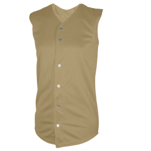 ADULT  BASEBALL JERSEY - Vegas Gold, M