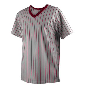 ADULT  ALL SPORT SHIRT - SILVER / CARDINAL RED, M