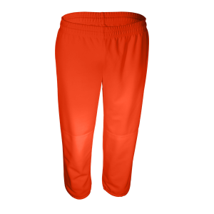 ADULT  BASEBALL / SOFTBALL PANTS - Orange, M