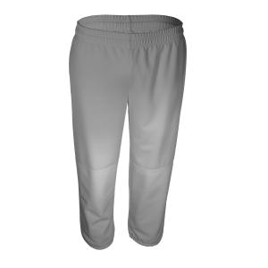 ADULT  BASEBALL / SOFTBALL PANTS - Silver, M