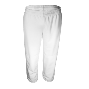 ADULT  BASEBALL / SOFTBALL PANTS - White, M