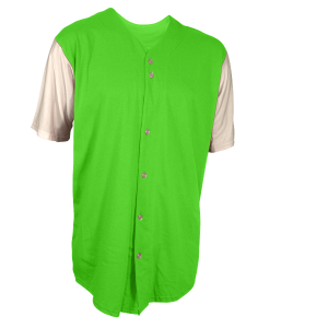 YOUTH BASEBALL JERSEY - Neon Green, M