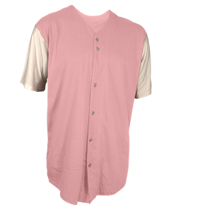YOUTH BASEBALL JERSEY - Pink, M