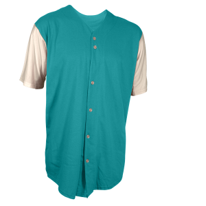 YOUTH BASEBALL JERSEY - Teal, M
