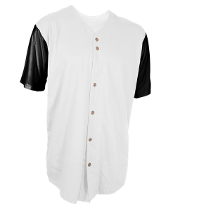 YOUTH BASEBALL JERSEY - White, M
