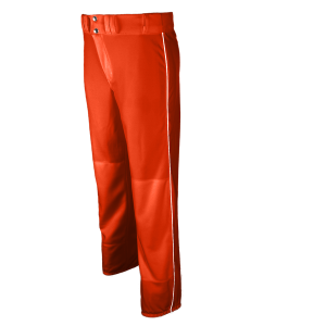 ADULT  BASEBALL PANTS - Orange, M