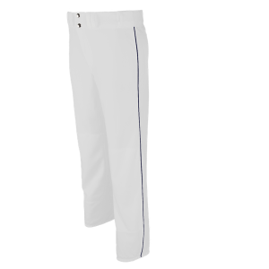 ADULT  BASEBALL PANTS - White / Navy, M