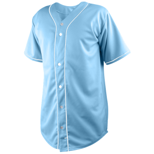 YOUTH  BASEBALL JERSEY - Columbian Blue, M