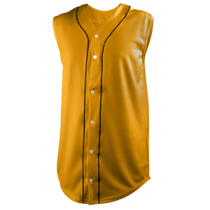 ADULT  BASEBALL JERSEY - Gold, M