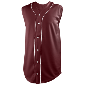 ADULT  BASEBALL JERSEY - Maroon, M