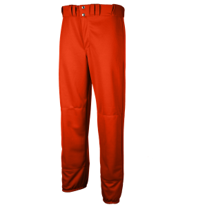 YOUTH BASEBALL PANTS - Orange, M