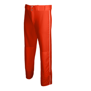 YOUTH BASEBALL PANTS - Orange, M