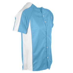 ADULT  BASEBALL JERSEY - Columbian Blue, M