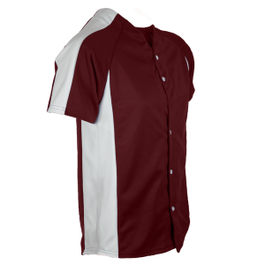 ADULT  BASEBALL JERSEY - Maroon, M