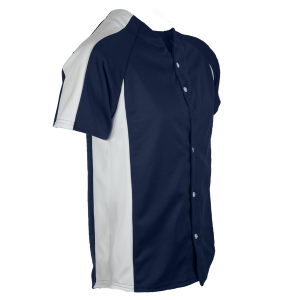 ADULT  BASEBALL JERSEY - Navy Blue, M