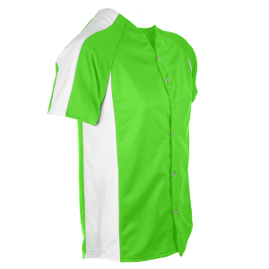 ADULT  BASEBALL JERSEY - Neon Green, M