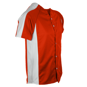 ADULT  BASEBALL JERSEY - Orange, M