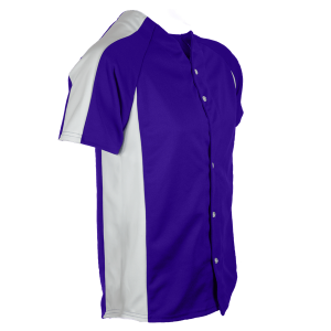 ADULT  BASEBALL JERSEY - Purple, M