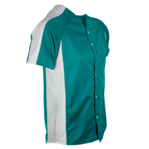 ADULT  BASEBALL JERSEY - Teal, M
