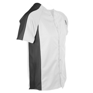 ADULT  BASEBALL JERSEY - White, M
