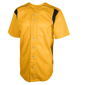 YOUTH  BASEBALL JERSEY - Gold, M