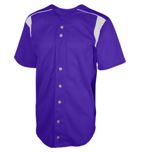 YOUTH  BASEBALL JERSEY - Purple, M