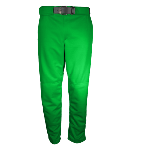 YOUTH FAKE FLY BASEBALL PANTS - Kelly Green, M