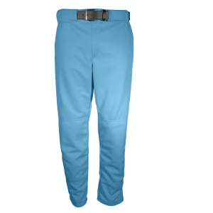 YOUTH FAKE FLY BASEBALL PANTS - Columbian Blue, M