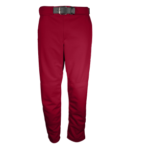 YOUTH FAKE FLY BASEBALL PANTS - Cardinal, M