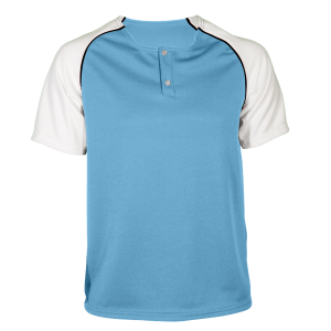 ADULT  BASEBALL JERSEY - Columbian Blue, M