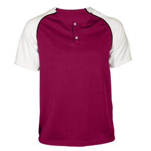 ADULT  BASEBALL JERSEY - Fuchsia, M