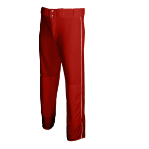 YOUTH BASEBALL PANTS - Red, M