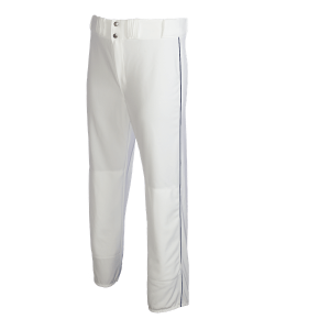 YOUTH BASEBALL PANTS - White / Navy, M
