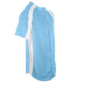 ADULT  BASEBALL JERSEY - Columbian Blue, M