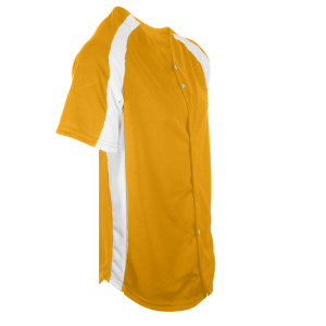 ADULT  BASEBALL JERSEY - Gold, M