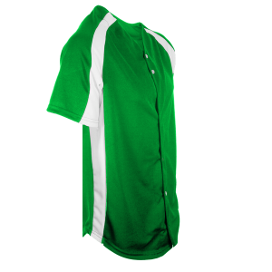 ADULT  BASEBALL JERSEY - Kelly Green, M
