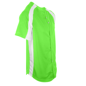 ADULT  BASEBALL JERSEY - Neon Green, M