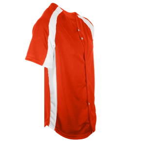ADULT  BASEBALL JERSEY - Orange, M