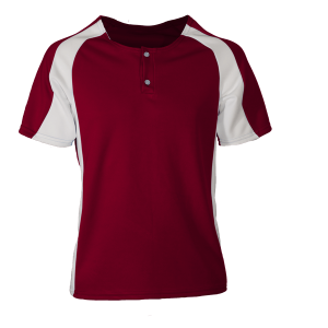 YOUTH  BASEBALL JERSEY - Cardinal, M