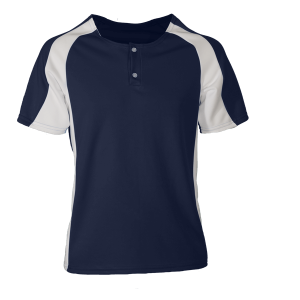 YOUTH  BASEBALL JERSEY - Navy Blue, M