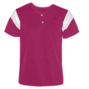 ADULT  BASEBALL JERSEY - Fuchsia, M
