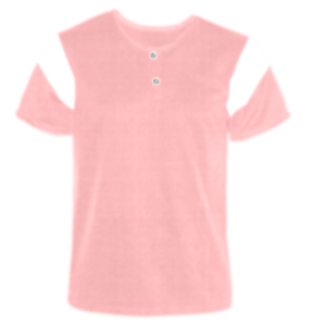 ADULT  BASEBALL JERSEY - Pink, M