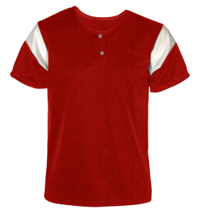 ADULT  BASEBALL JERSEY - Red, M